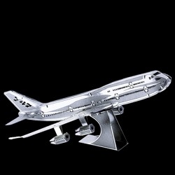 Metal Earth Commercial Jet